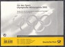 Германия - Буклет ЗОИ 2002. Блок вклеен.