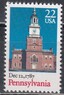США - 200 лет штату Пенсильвания(1987).