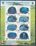 Киргизия - WWF. Лисы. Малый лист. Голограмма(1999).