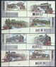 Украина - Железнодорожный транспорт. Паровозы. Купоны(2006).