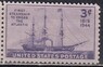 США - 125-летие первого парохода, пересекшего Атлантику. Парусник(1944).